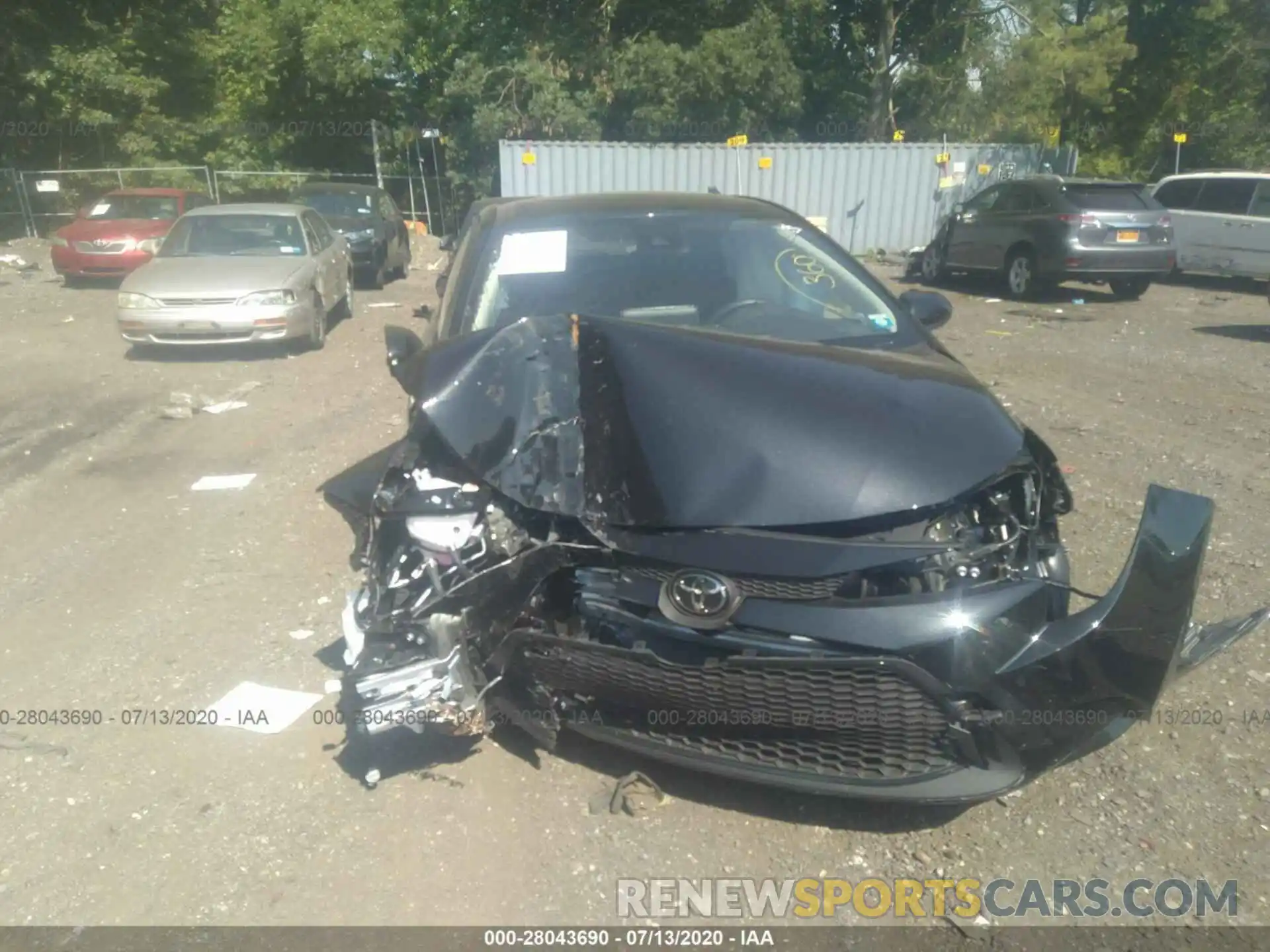 6 Photograph of a damaged car JTDVPRAE6LJ102353 TOYOTA COROLLA 2020