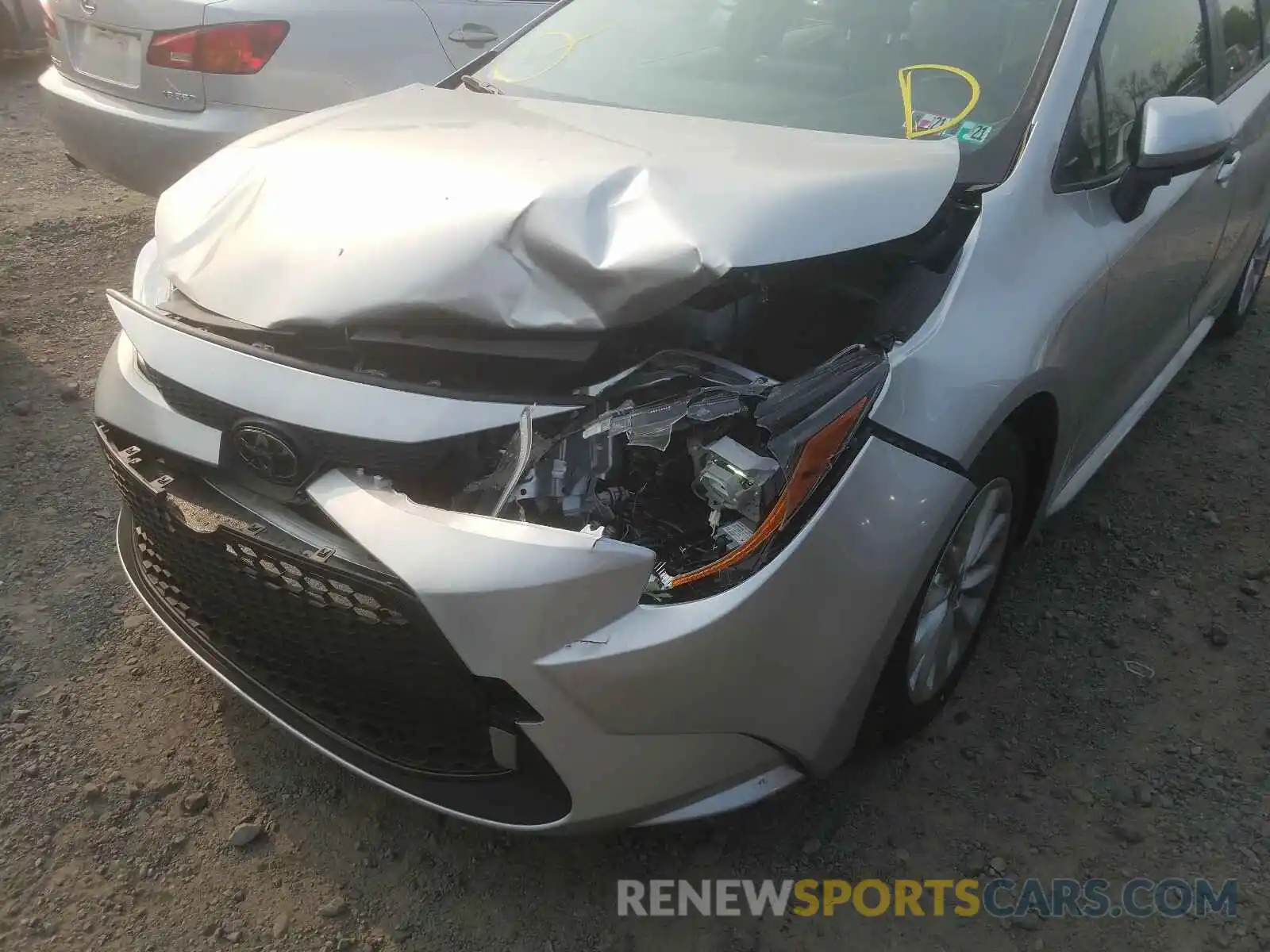 9 Photograph of a damaged car JTDVPRAE6LJ103695 TOYOTA COROLLA 2020