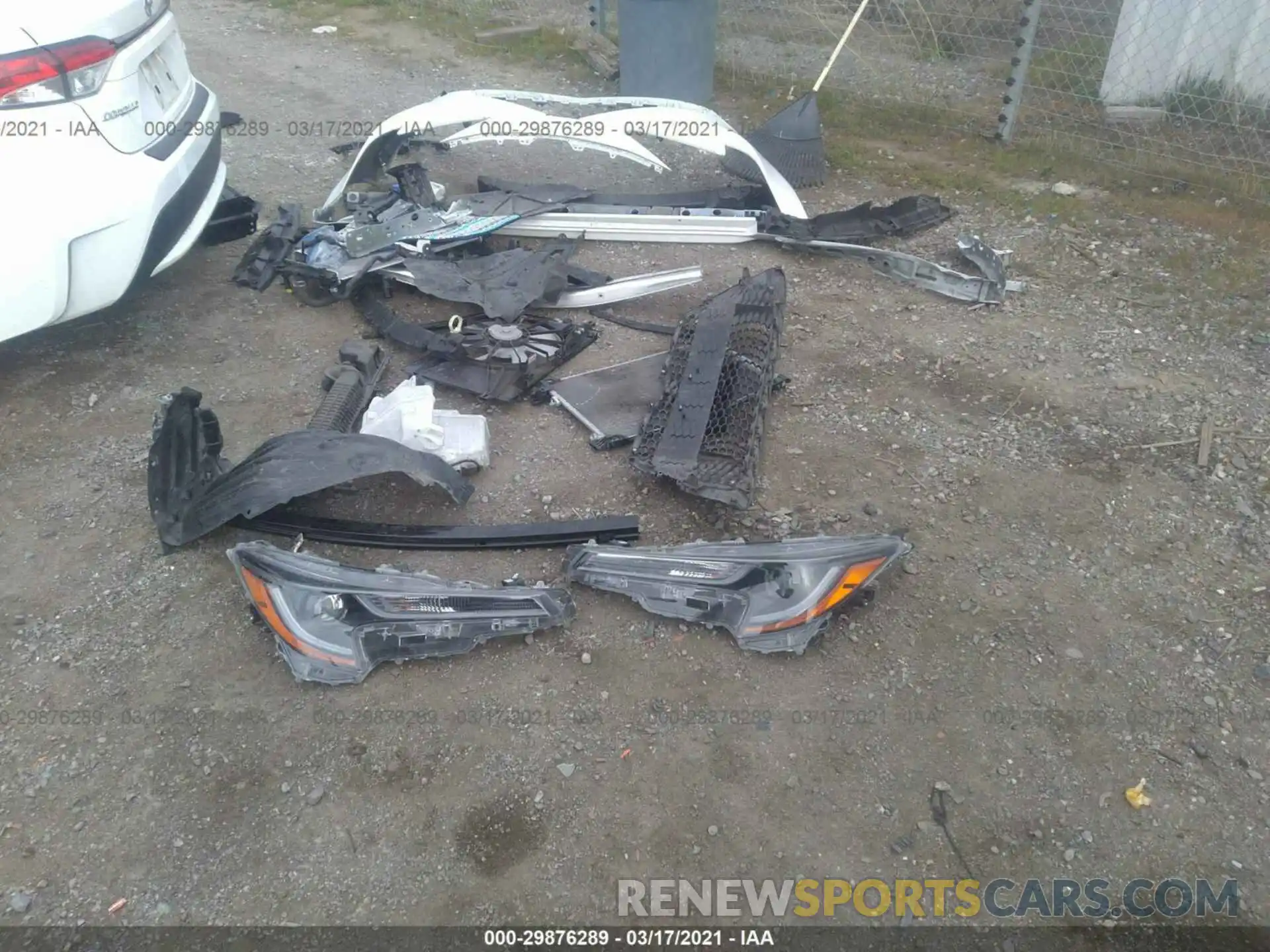 12 Photograph of a damaged car JTDVPRAE7LJ106315 TOYOTA COROLLA 2020