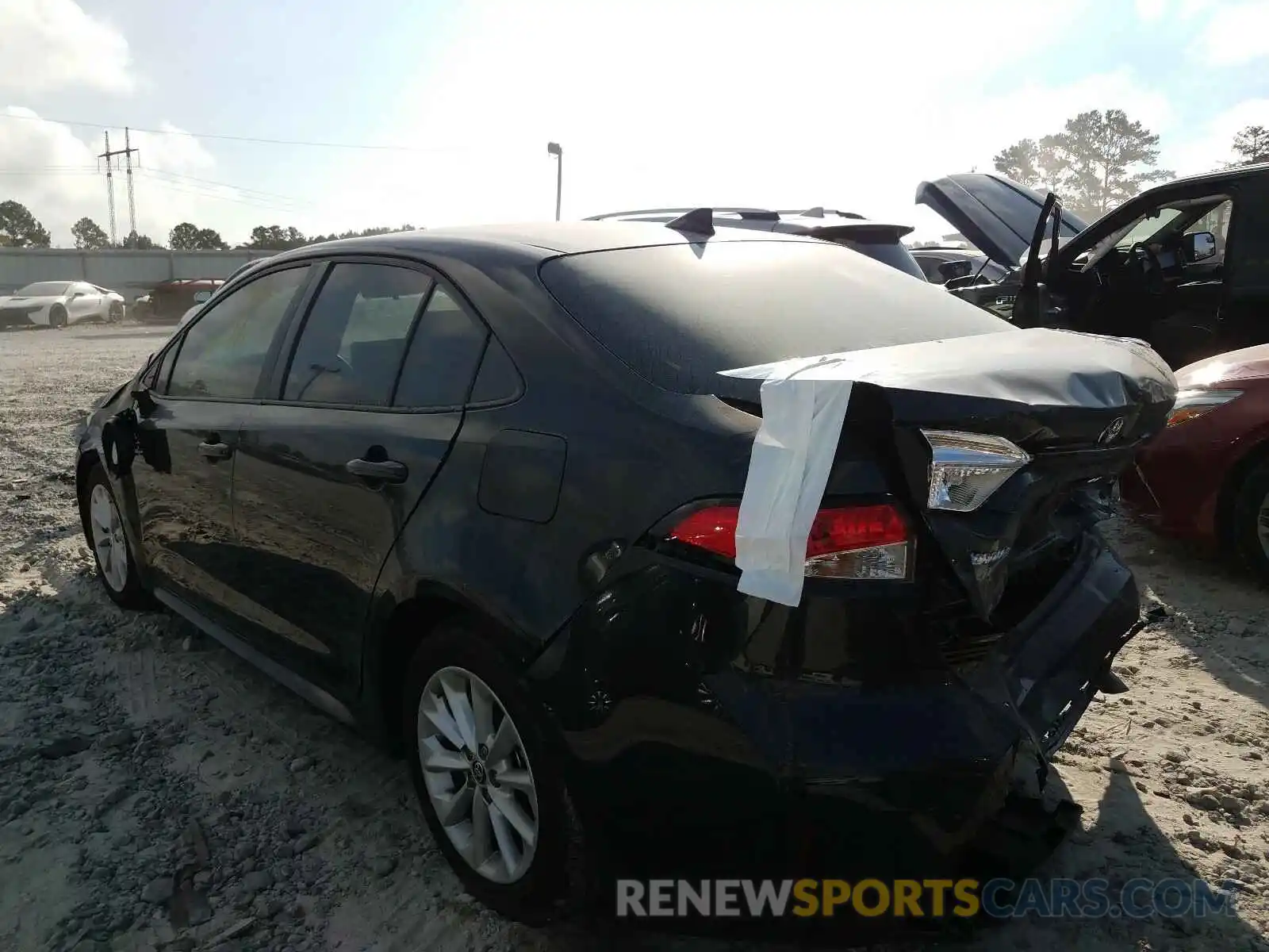 3 Photograph of a damaged car JTDVPRAE7LJ107156 TOYOTA COROLLA 2020