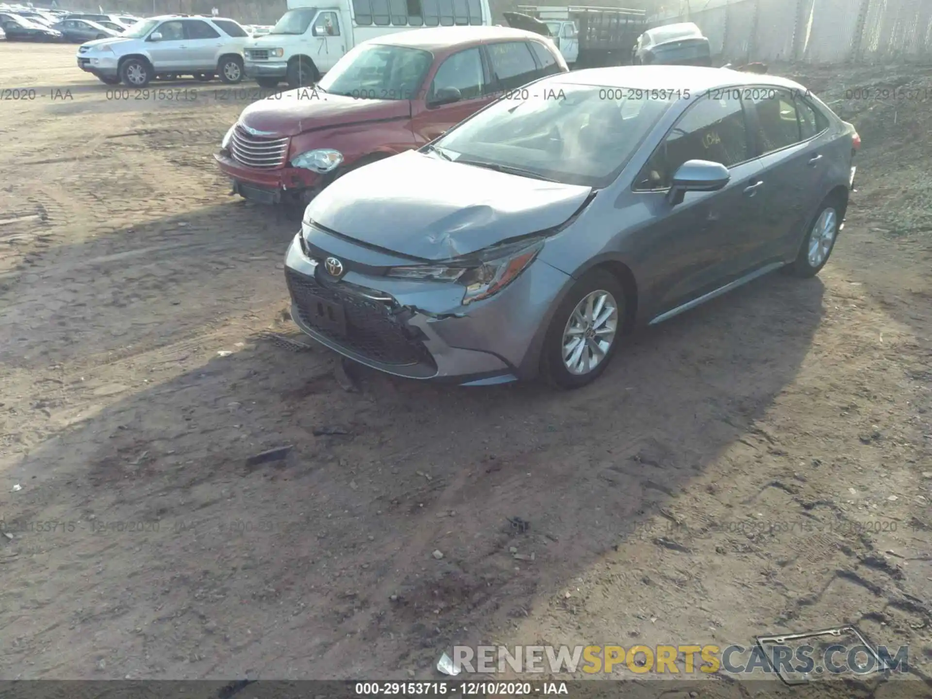 2 Photograph of a damaged car JTDVPRAE8LJ079805 TOYOTA COROLLA 2020