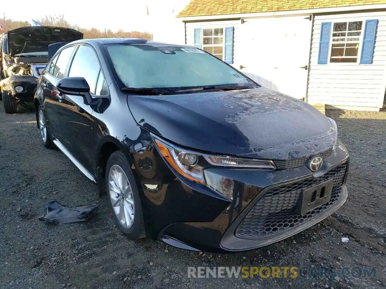 1 Photograph of a damaged car JTDVPRAE8LJ085216 TOYOTA COROLLA 2020