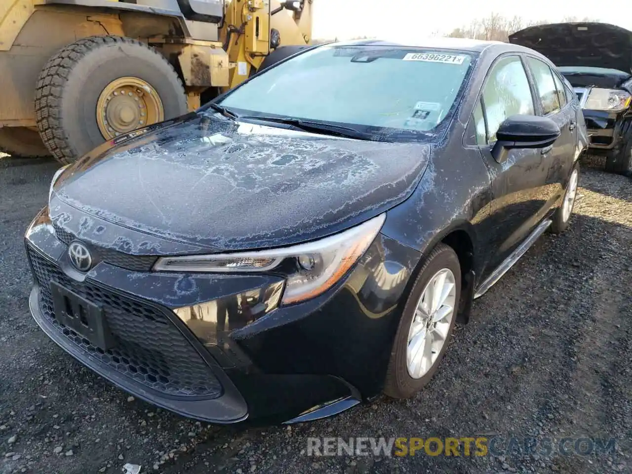 2 Photograph of a damaged car JTDVPRAE8LJ085216 TOYOTA COROLLA 2020