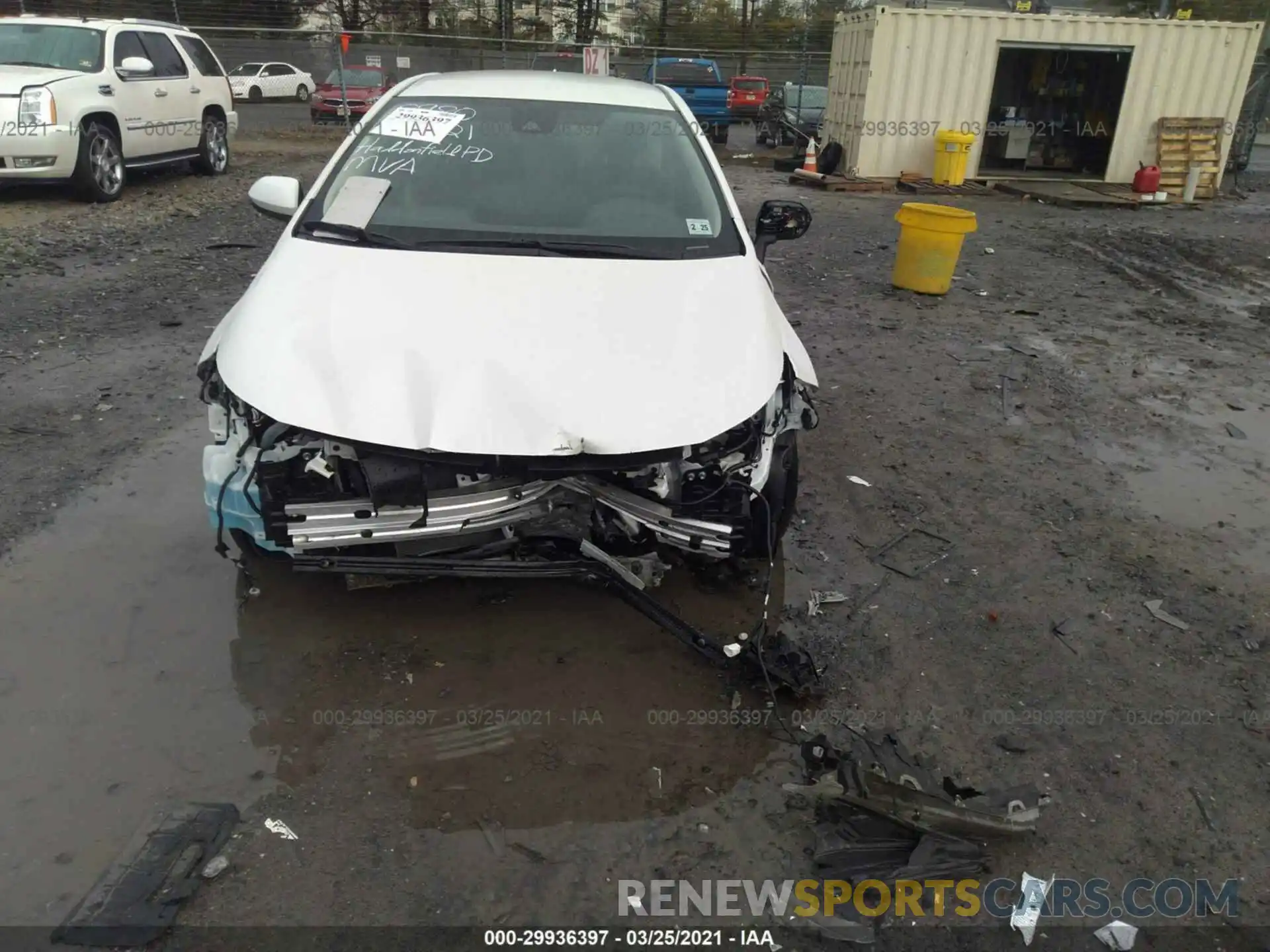 6 Photograph of a damaged car JTDVPRAE8LJ089296 TOYOTA COROLLA 2020