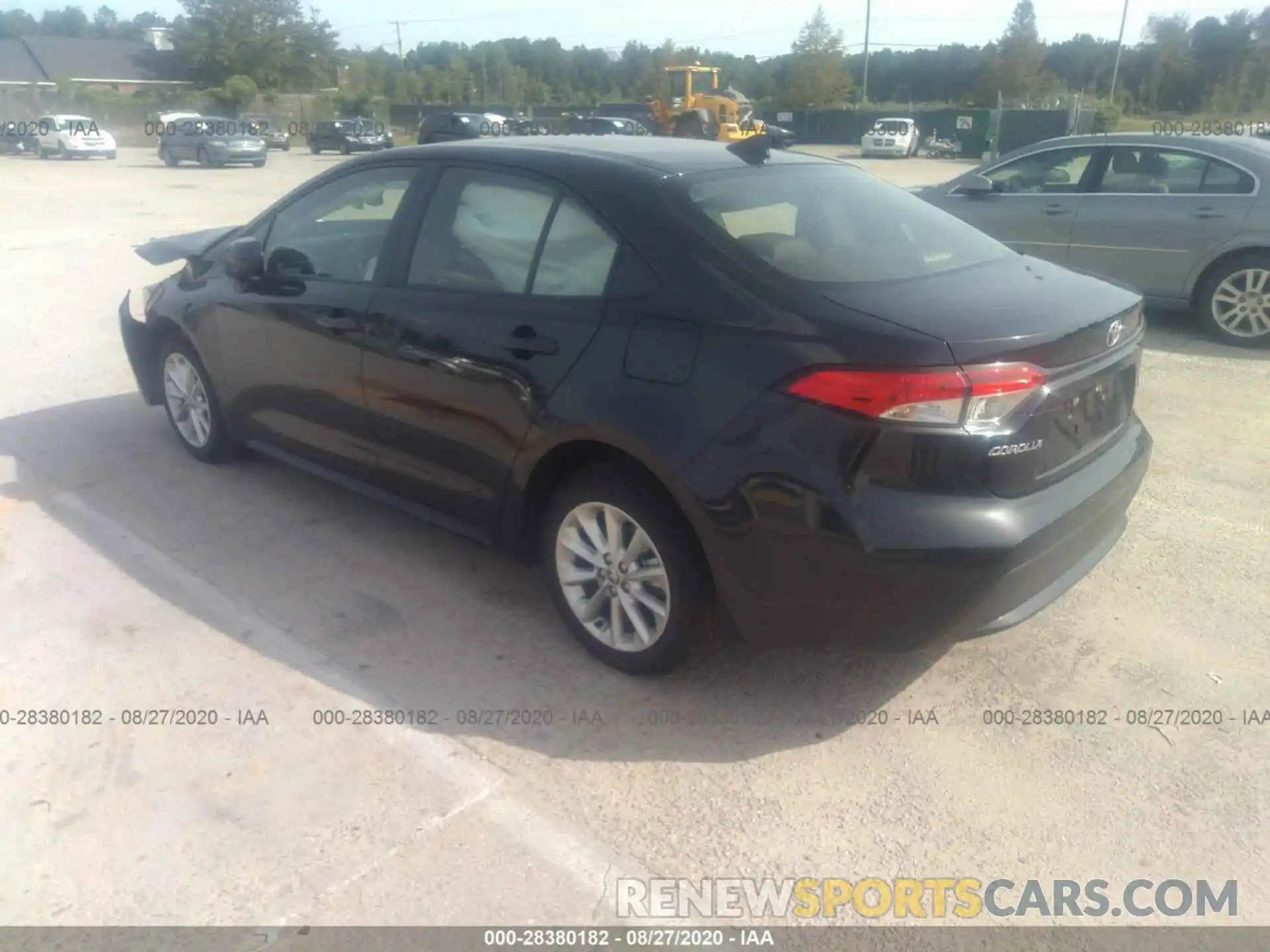 3 Photograph of a damaged car JTDVPRAE8LJ101012 TOYOTA COROLLA 2020