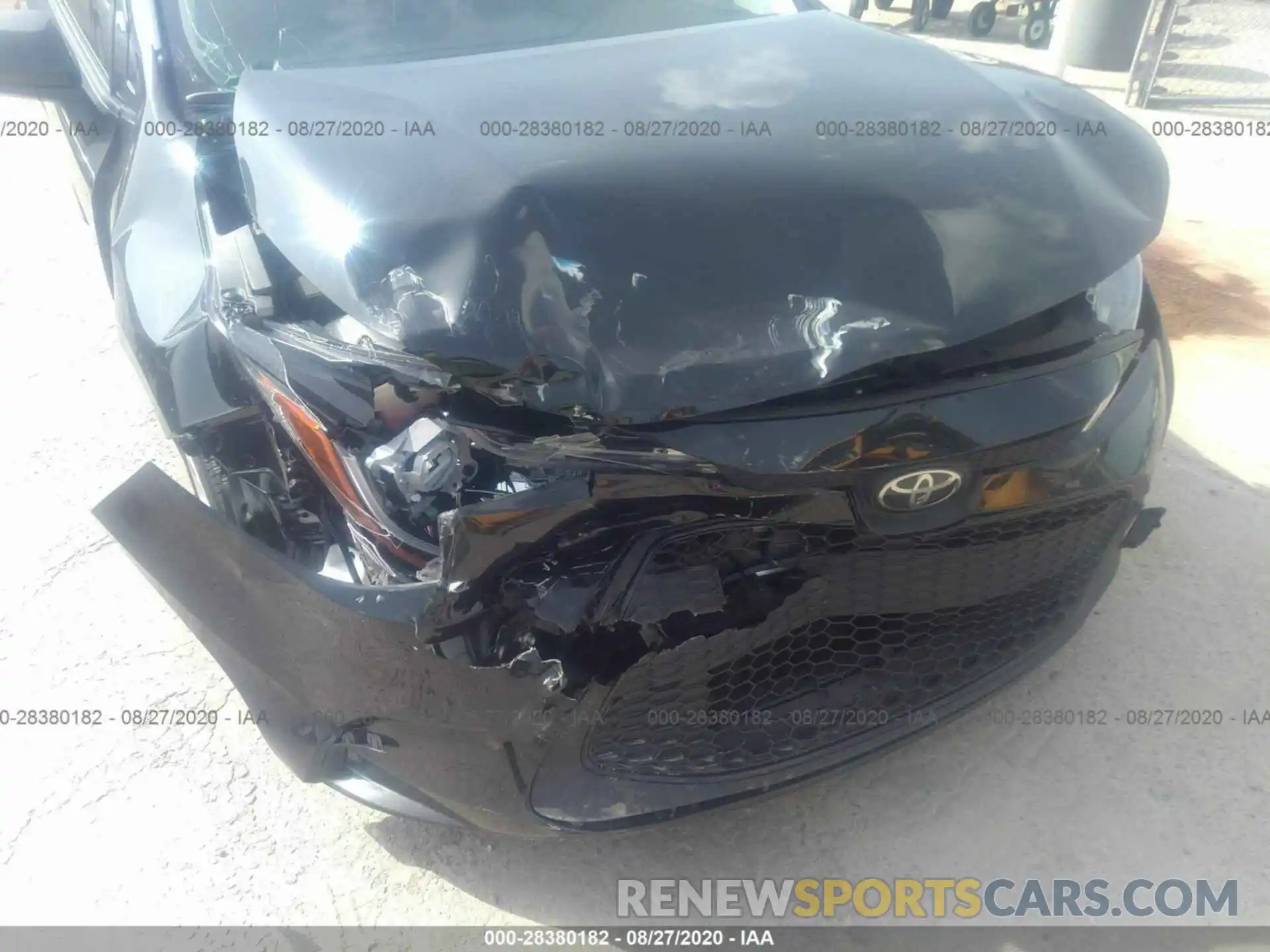 6 Photograph of a damaged car JTDVPRAE8LJ101012 TOYOTA COROLLA 2020