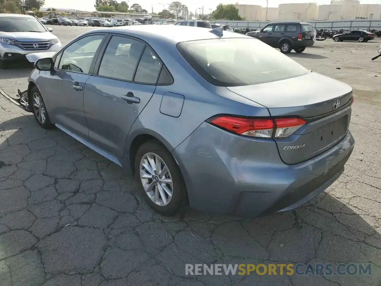 3 Photograph of a damaged car JTDVPRAE8LJ105481 TOYOTA COROLLA 2020