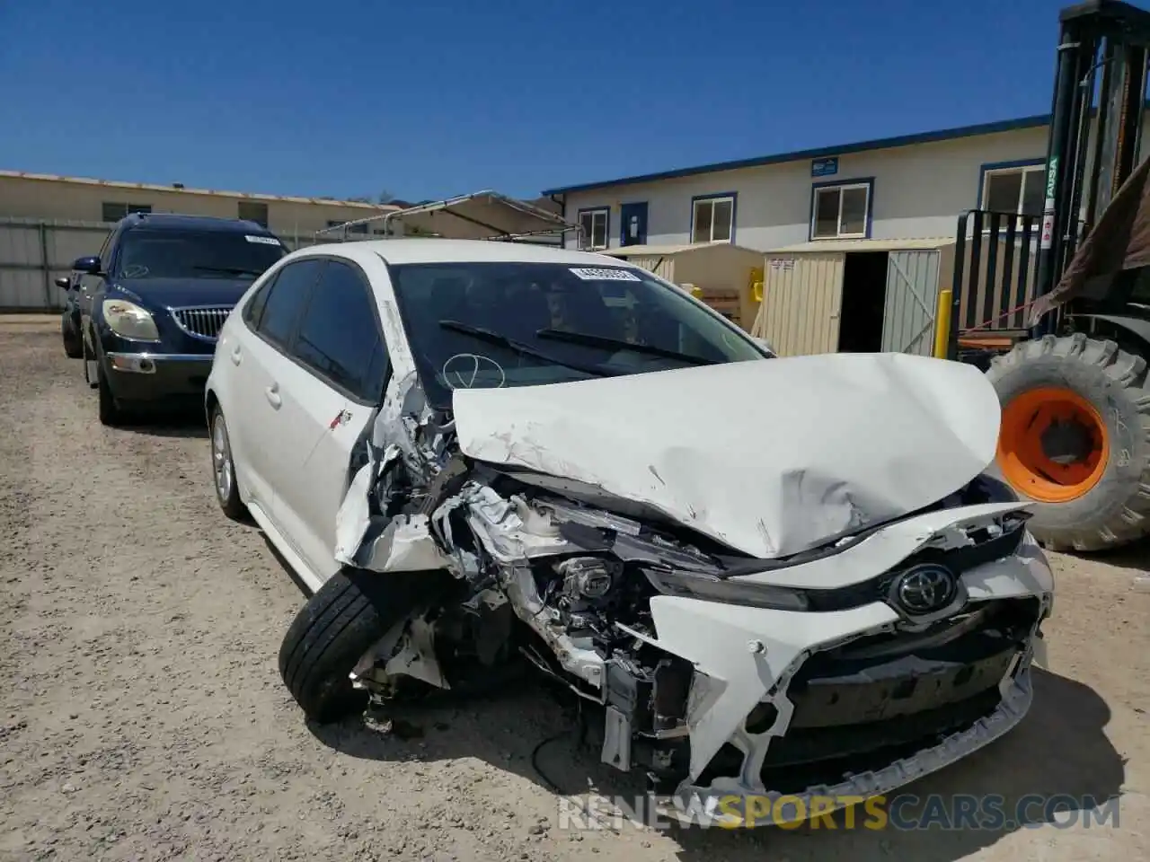 1 Photograph of a damaged car JTDVPRAEXLJ079160 TOYOTA COROLLA 2020