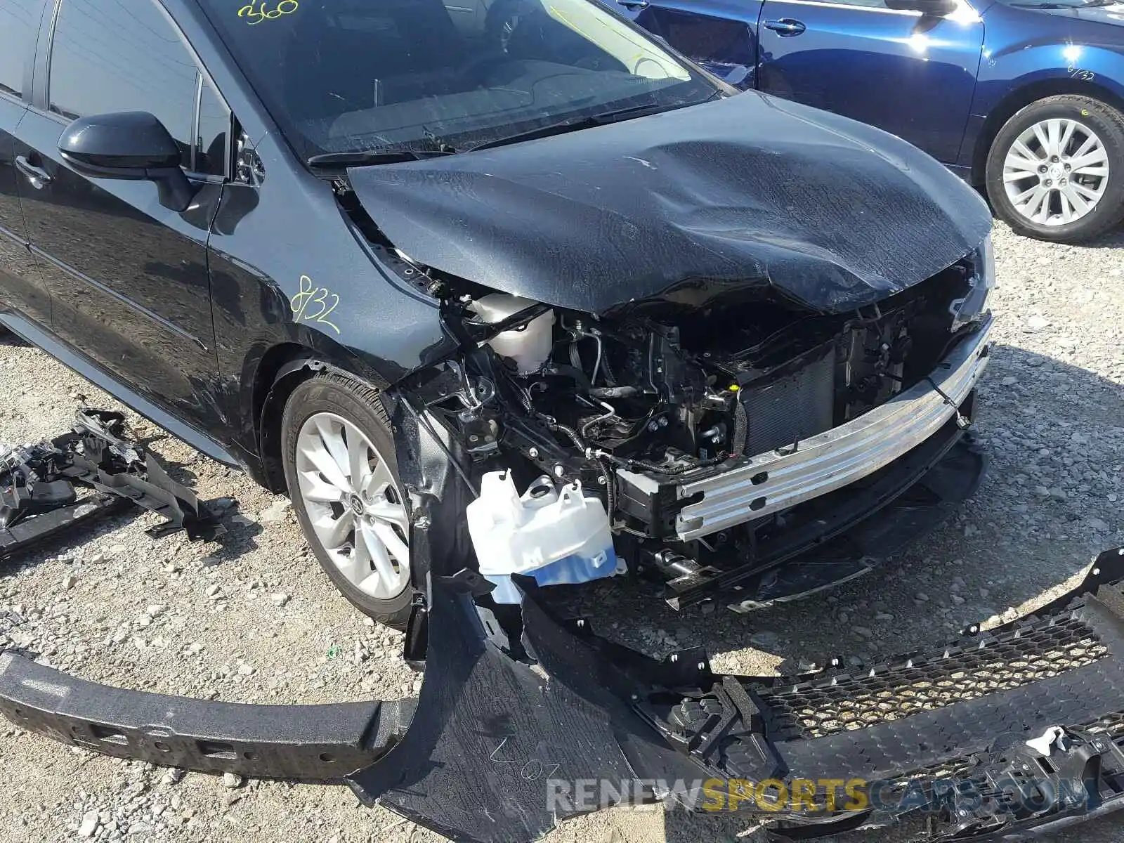 9 Photograph of a damaged car JTDVPRAEXLJ087517 TOYOTA COROLLA 2020