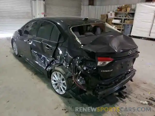 3 Photograph of a damaged car JTDVPRAEXLJ112979 TOYOTA COROLLA 2020