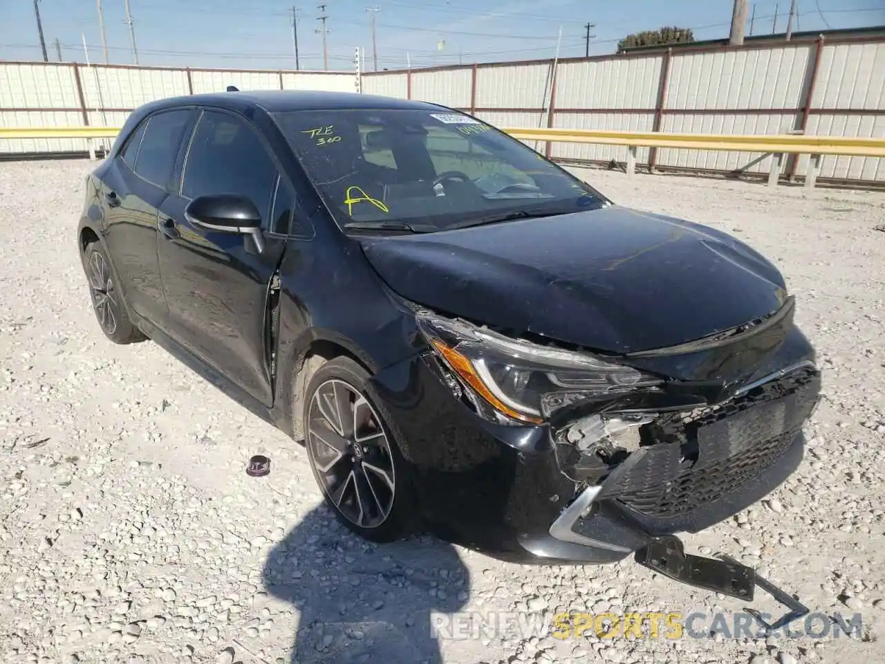 1 Photograph of a damaged car JTNA4RBE1L3093566 TOYOTA COROLLA 2020