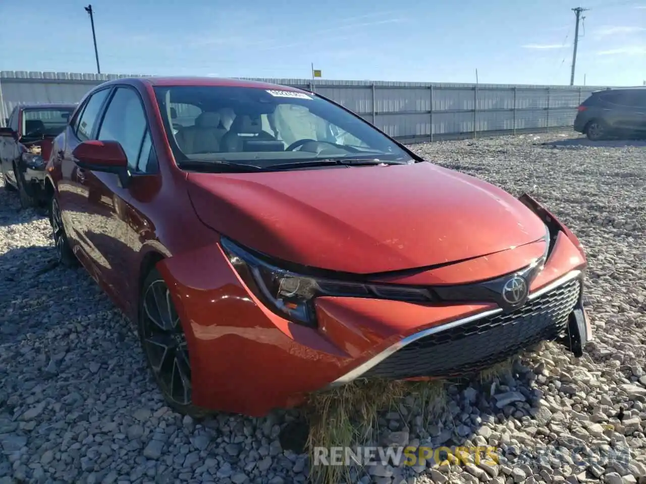 1 Photograph of a damaged car JTNA4RBE2L3090157 TOYOTA COROLLA 2020