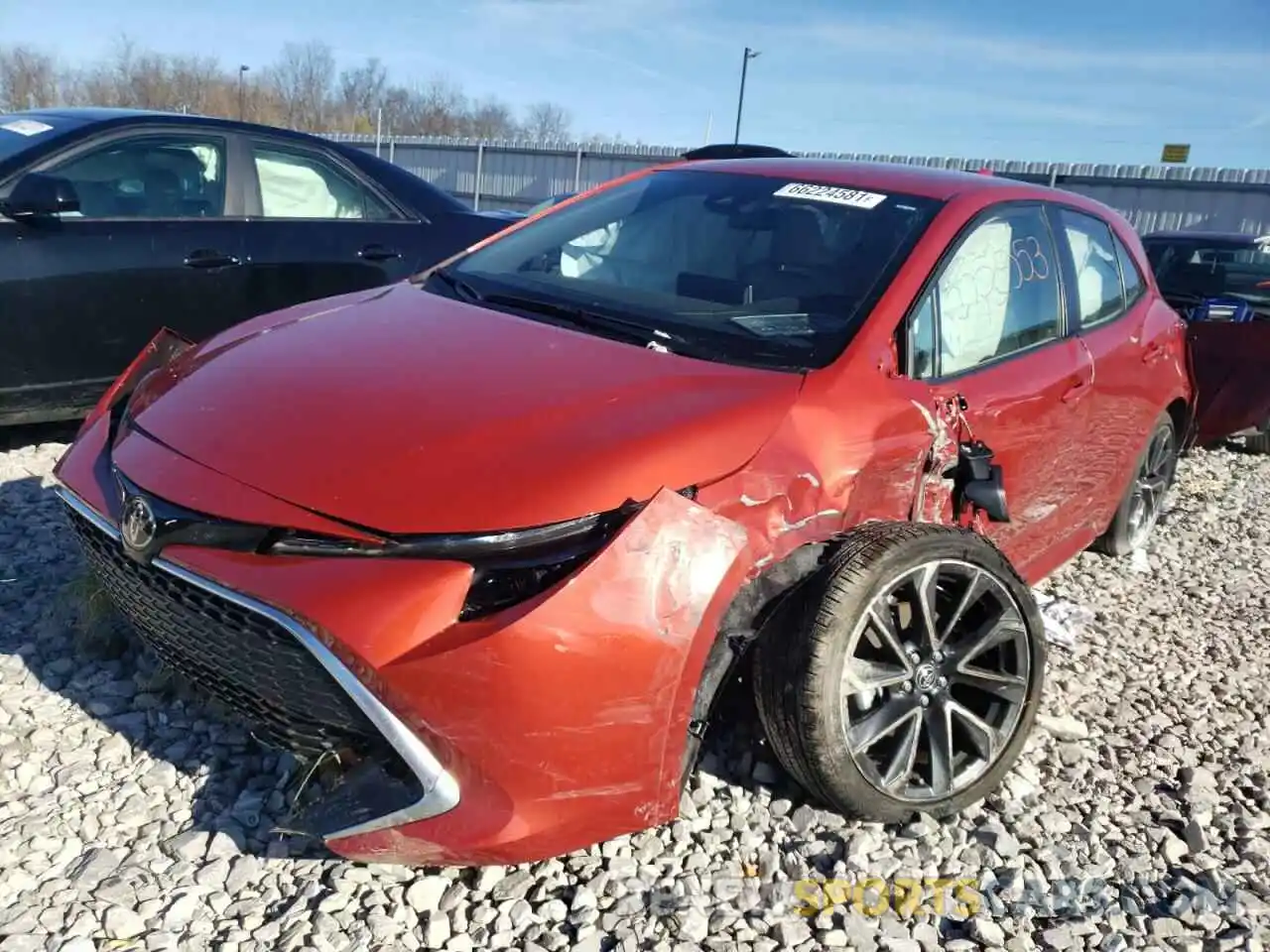 2 Photograph of a damaged car JTNA4RBE2L3090157 TOYOTA COROLLA 2020