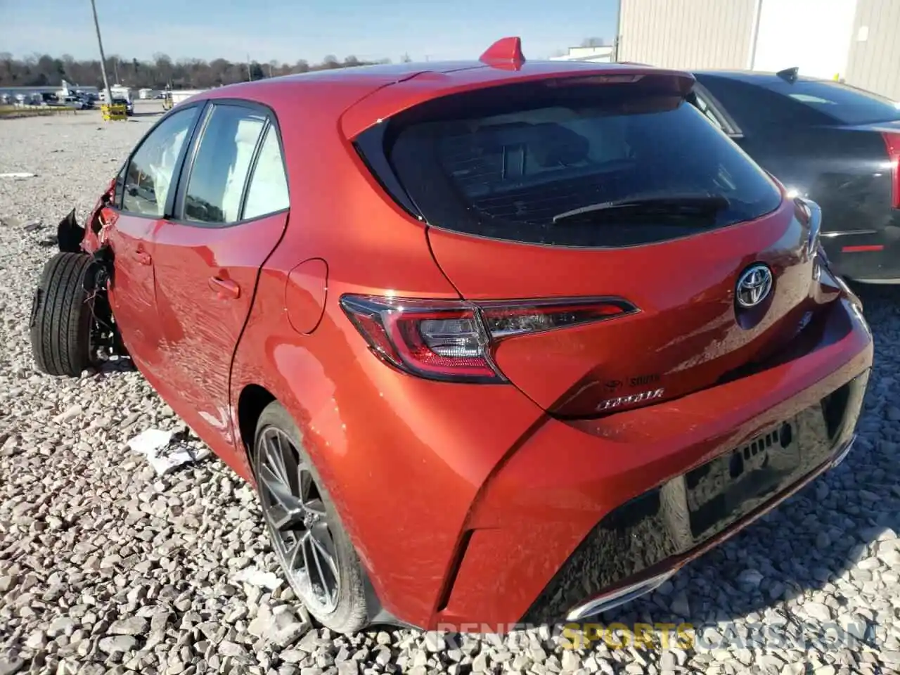 3 Photograph of a damaged car JTNA4RBE2L3090157 TOYOTA COROLLA 2020