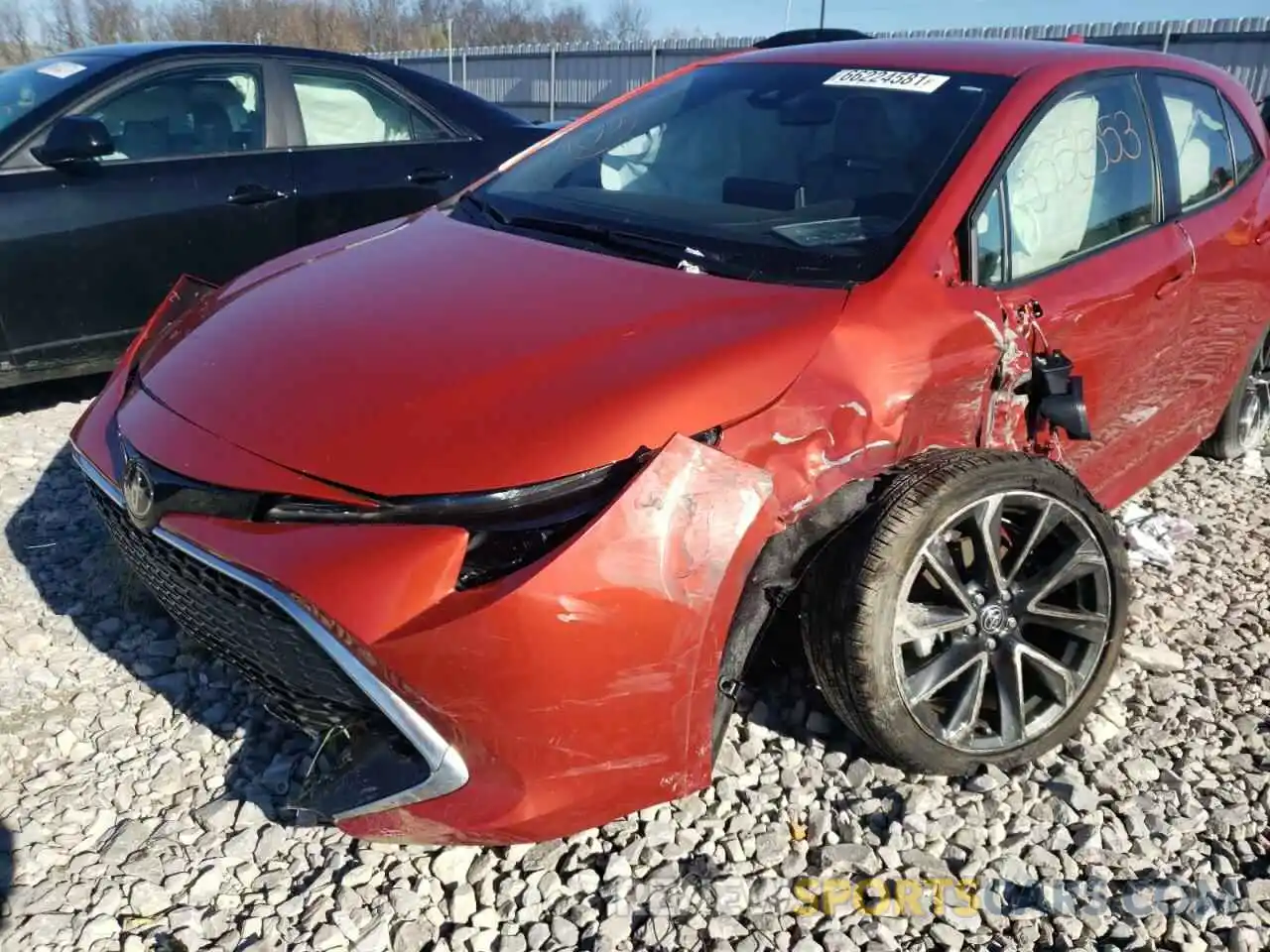 9 Photograph of a damaged car JTNA4RBE2L3090157 TOYOTA COROLLA 2020