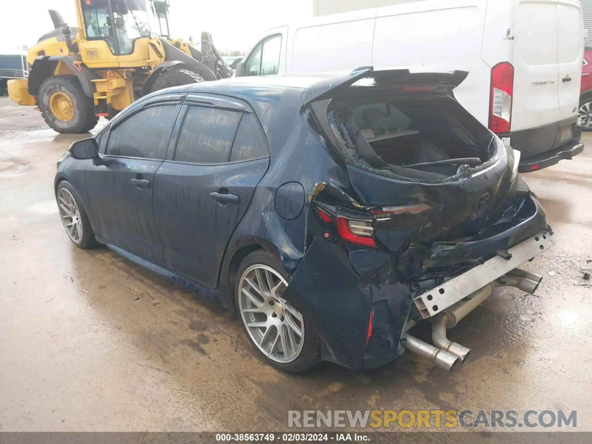 3 Photograph of a damaged car JTNA4RBE2L3094547 TOYOTA COROLLA 2020