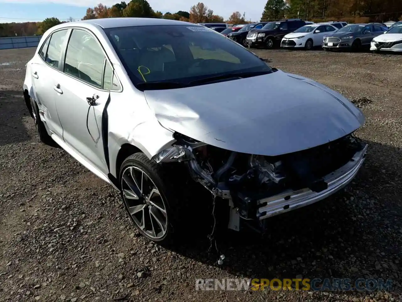 1 Photograph of a damaged car JTNA4RBE5L3075541 TOYOTA COROLLA 2020