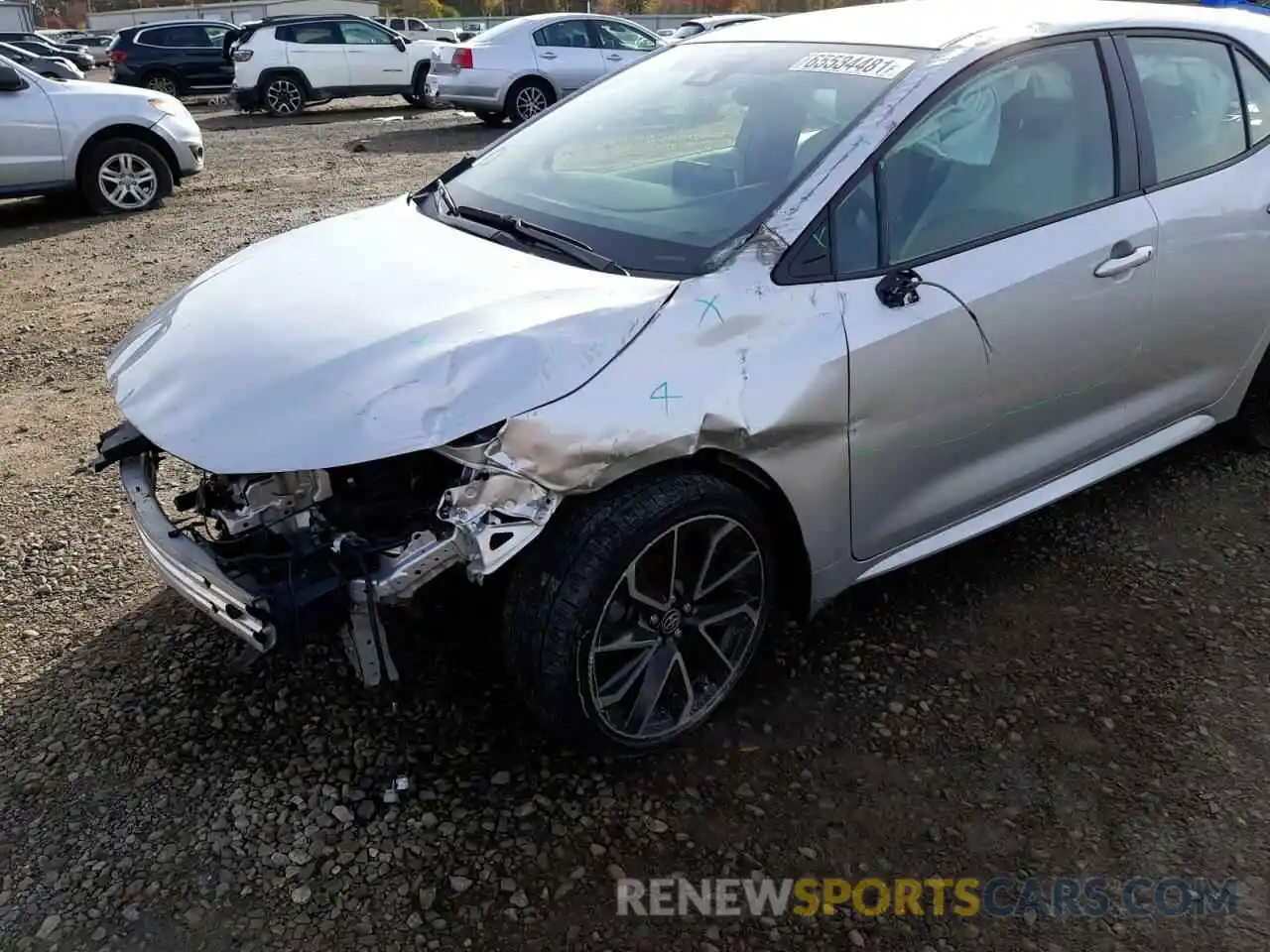 9 Photograph of a damaged car JTNA4RBE5L3075541 TOYOTA COROLLA 2020