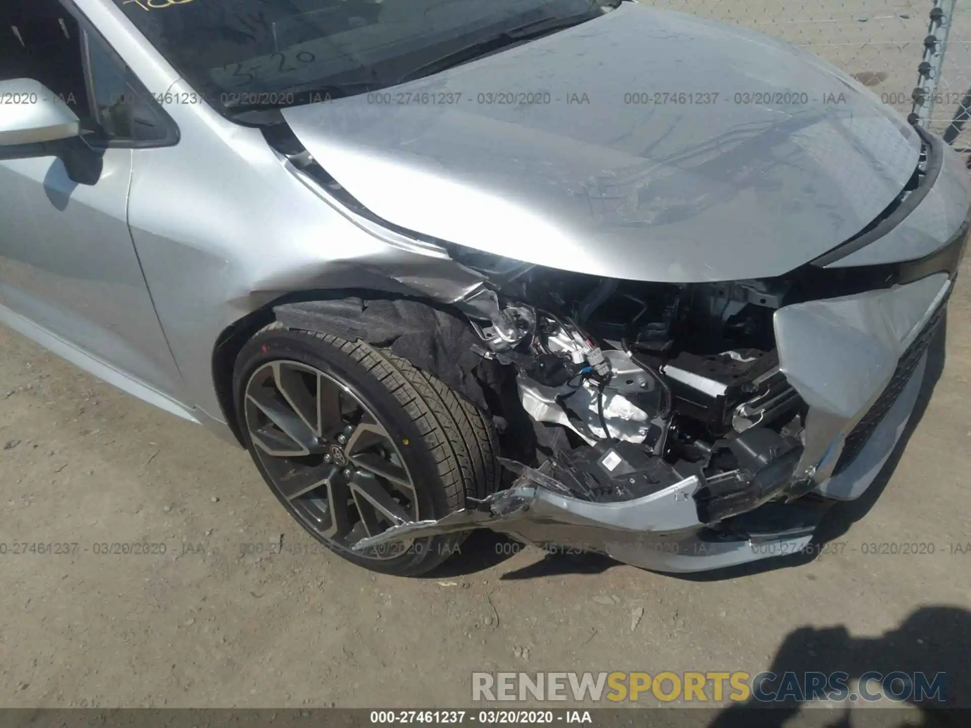 6 Photograph of a damaged car JTNA4RBE7L3090249 TOYOTA COROLLA 2020