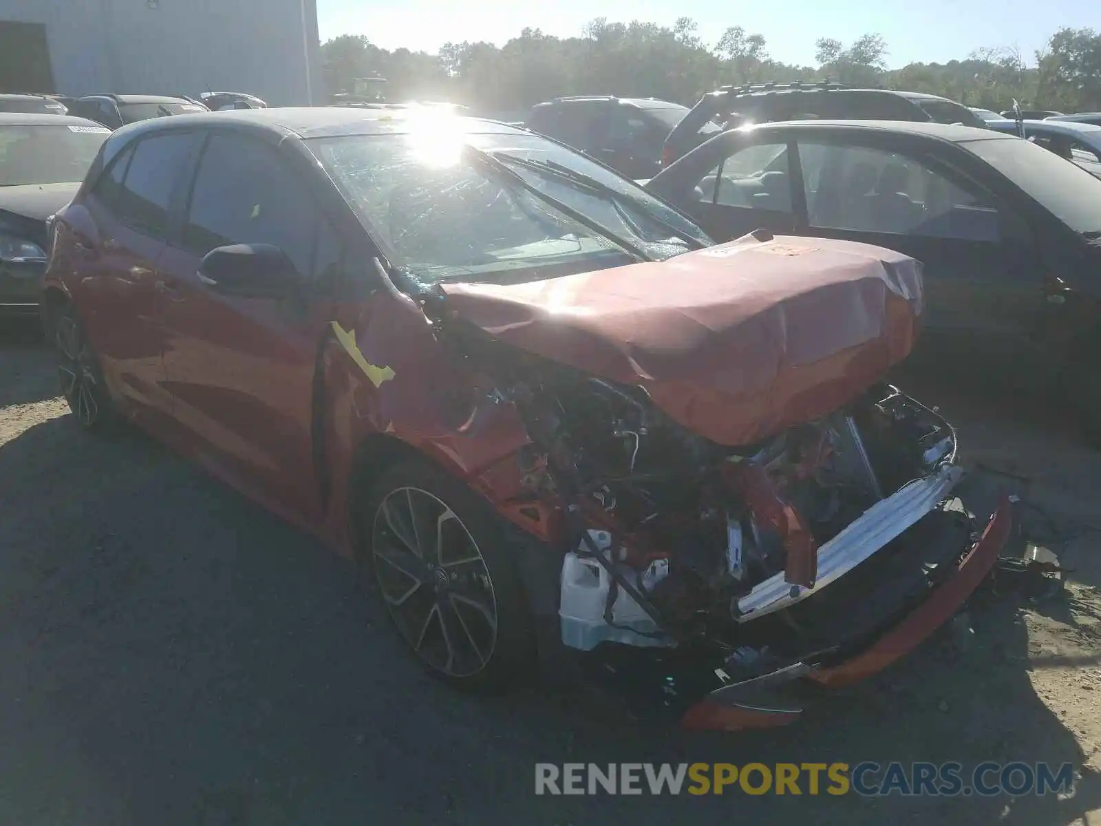 1 Photograph of a damaged car JTNA4RBEXL3076698 TOYOTA COROLLA 2020