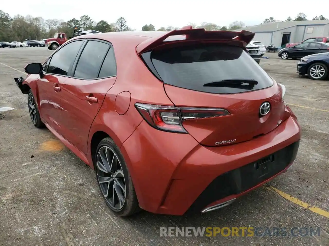 3 Photograph of a damaged car JTNA4RBEXL3095591 TOYOTA COROLLA 2020