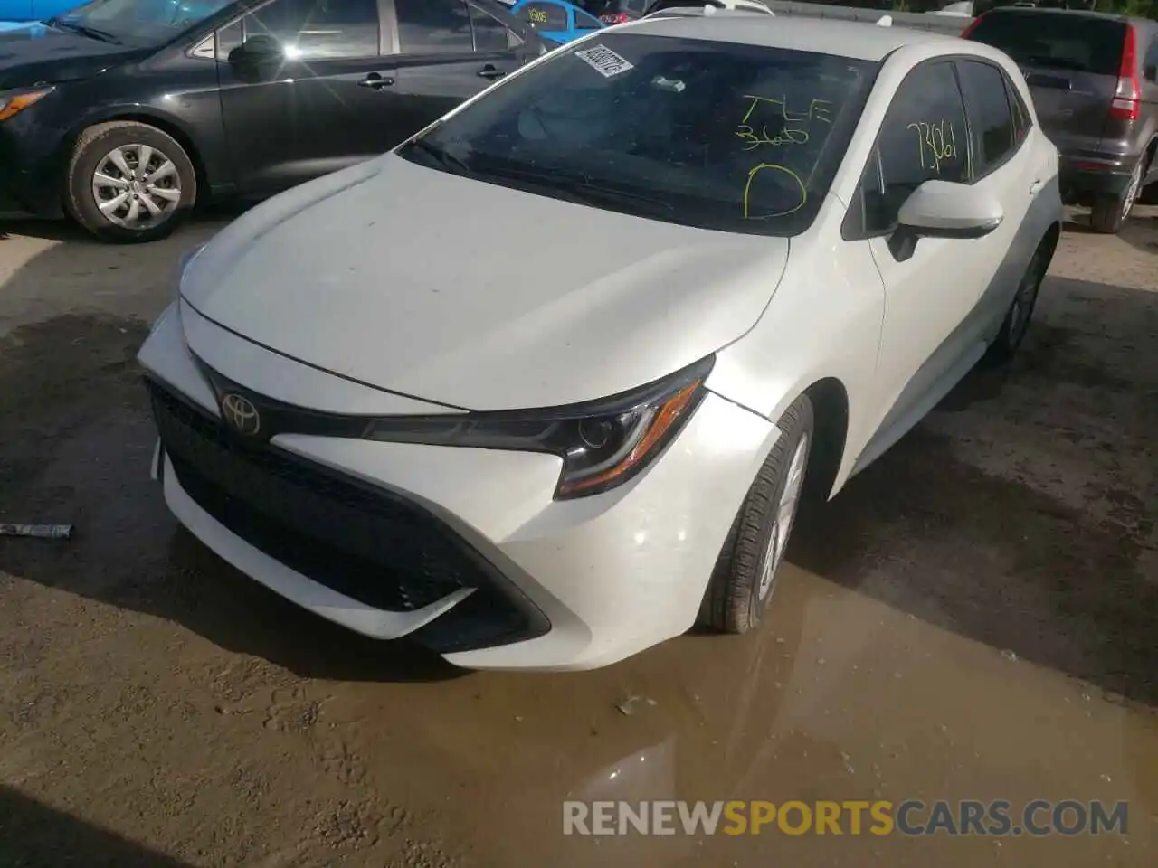 2 Photograph of a damaged car JTNB4RBE0L3097452 TOYOTA COROLLA 2020