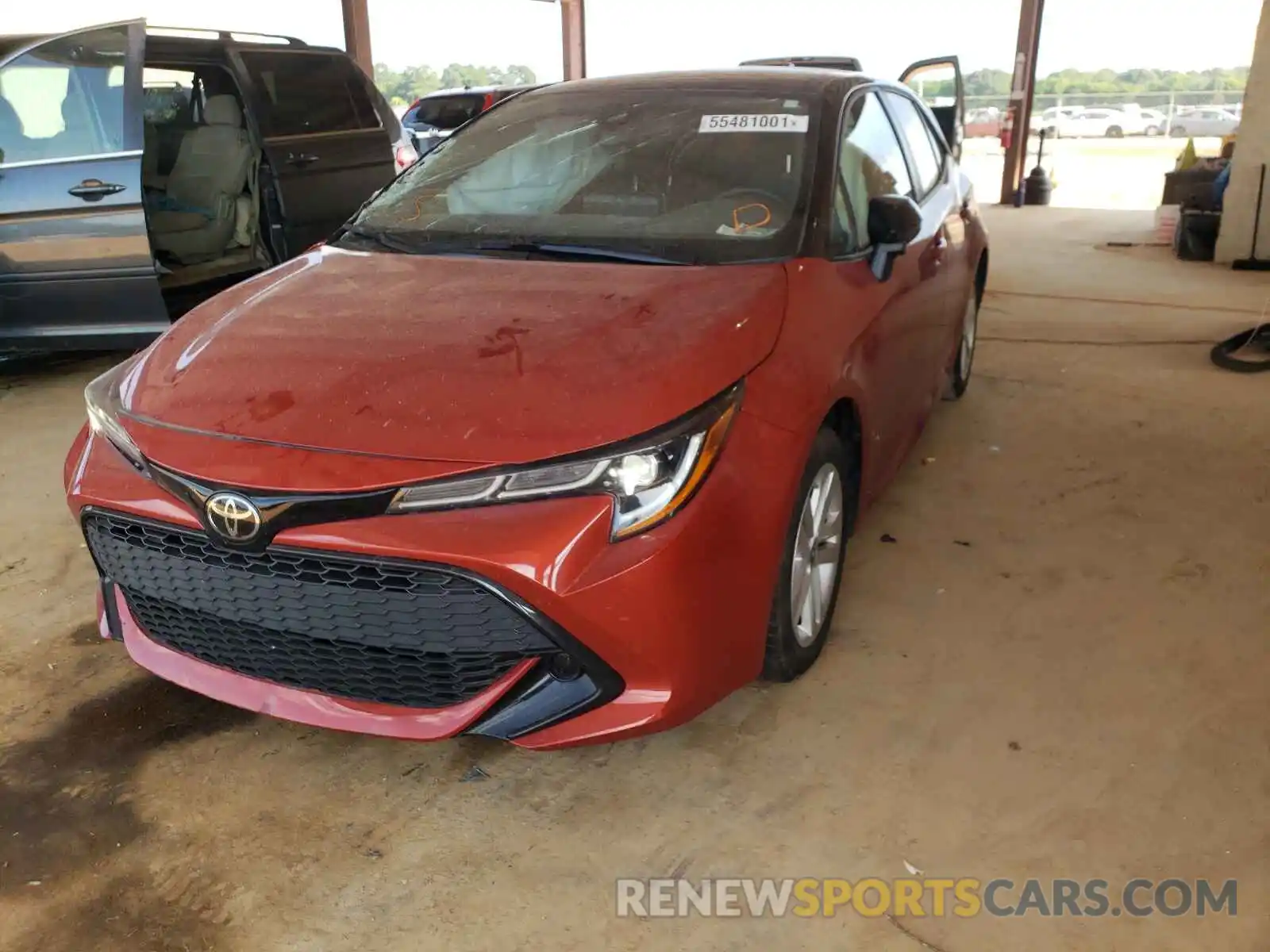 2 Photograph of a damaged car JTNB4RBE1L3082779 TOYOTA COROLLA 2020