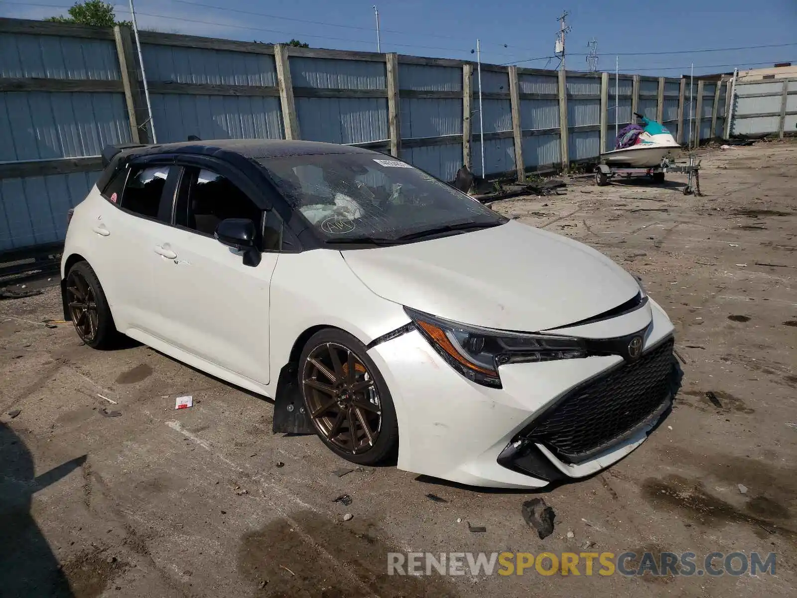 1 Photograph of a damaged car JTNB4RBE3L3094917 TOYOTA COROLLA 2020