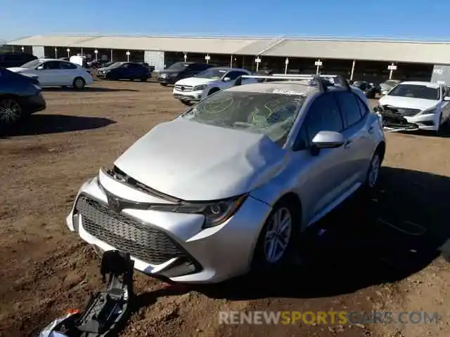 2 Photograph of a damaged car JTNB4RBE6L3076315 TOYOTA COROLLA 2020