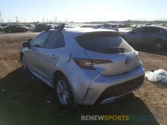 3 Photograph of a damaged car JTNB4RBE6L3076315 TOYOTA COROLLA 2020