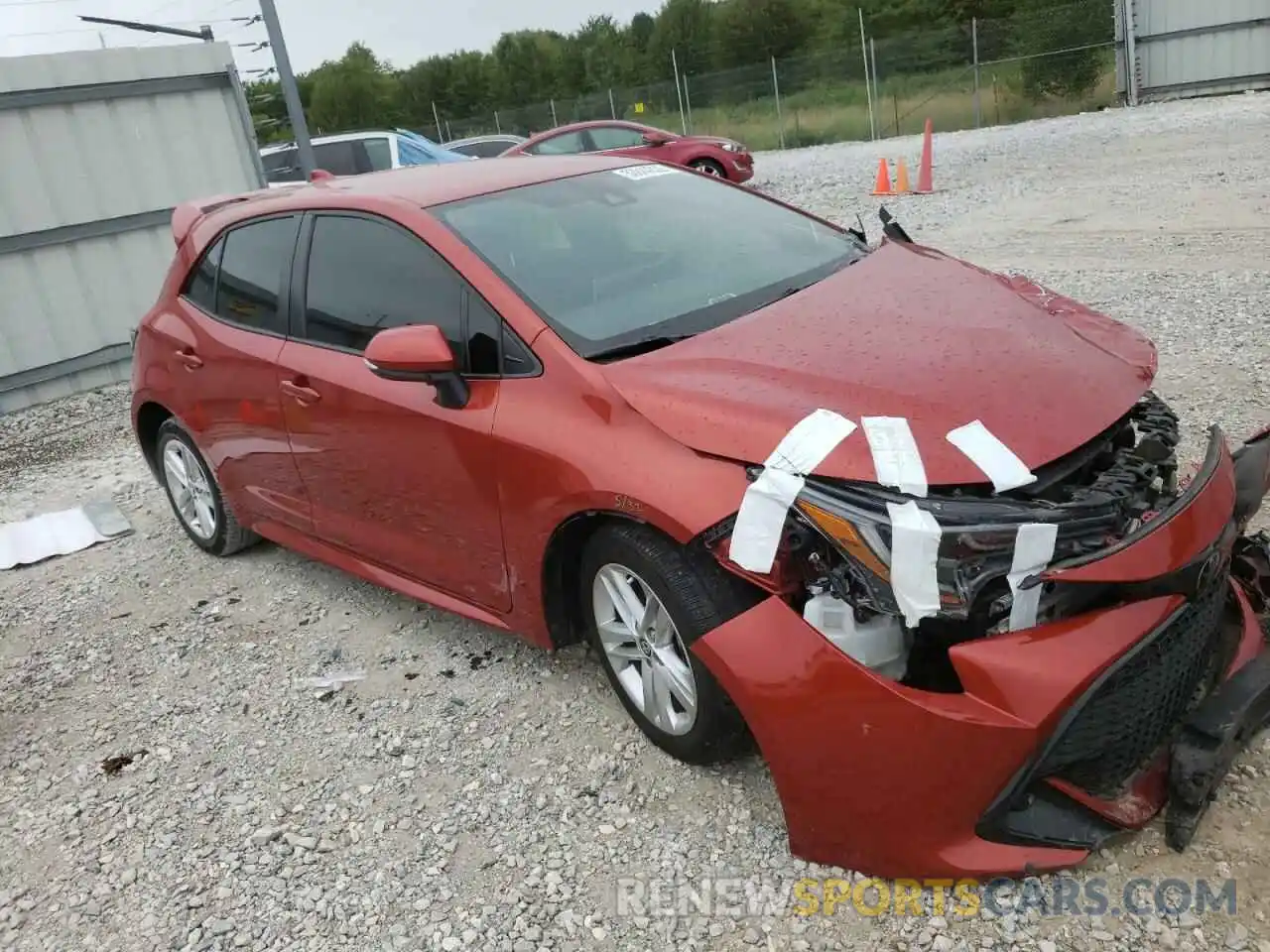 1 Photograph of a damaged car JTNB4RBE6L3083782 TOYOTA COROLLA 2020