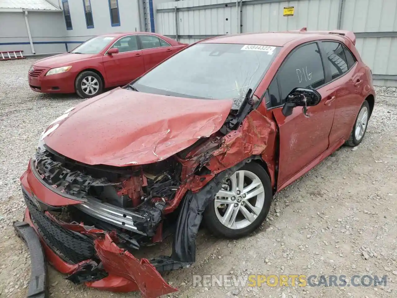 2 Photograph of a damaged car JTNB4RBE6L3083782 TOYOTA COROLLA 2020