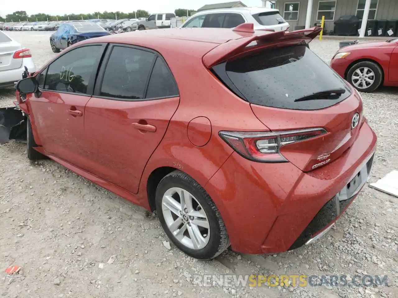 3 Photograph of a damaged car JTNB4RBE6L3083782 TOYOTA COROLLA 2020