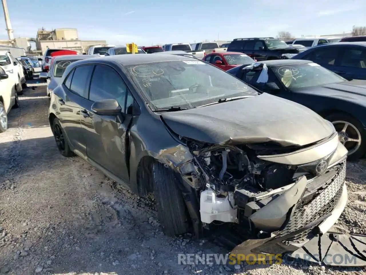 1 Photograph of a damaged car JTNB4RBE8L3098638 TOYOTA COROLLA 2020