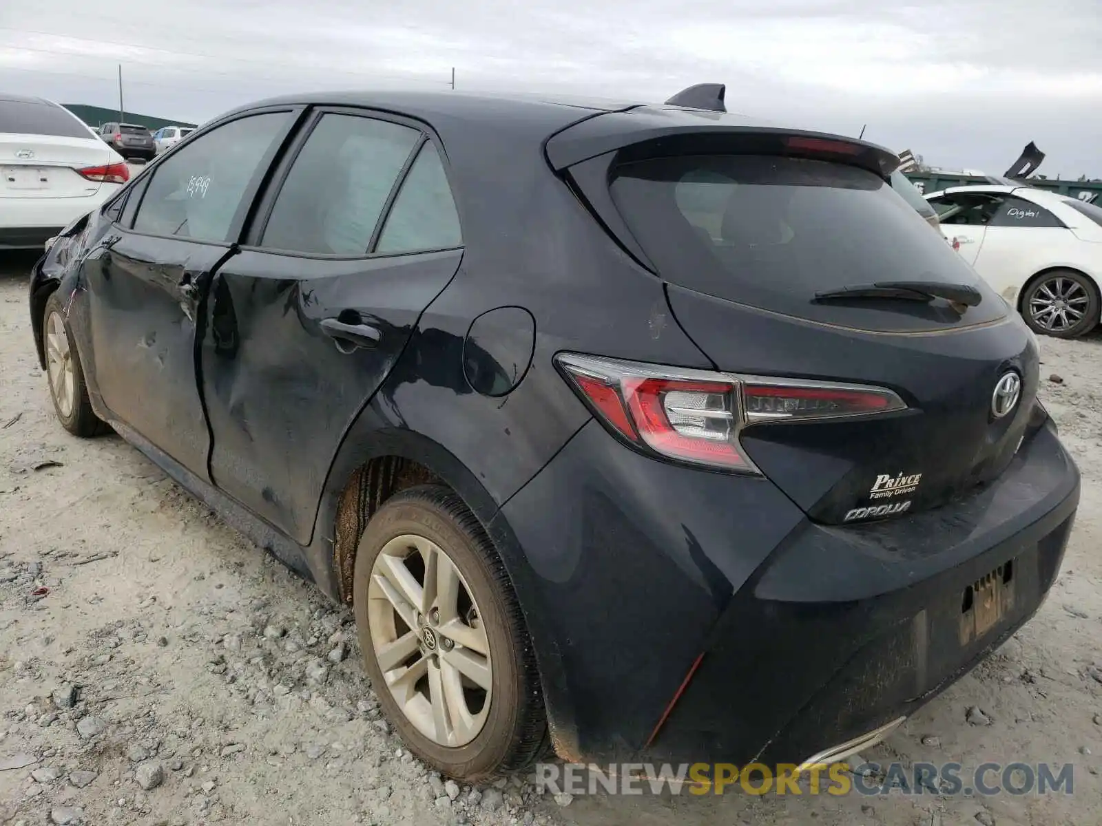 3 Photograph of a damaged car JTNB4RBE9L3097594 TOYOTA COROLLA 2020