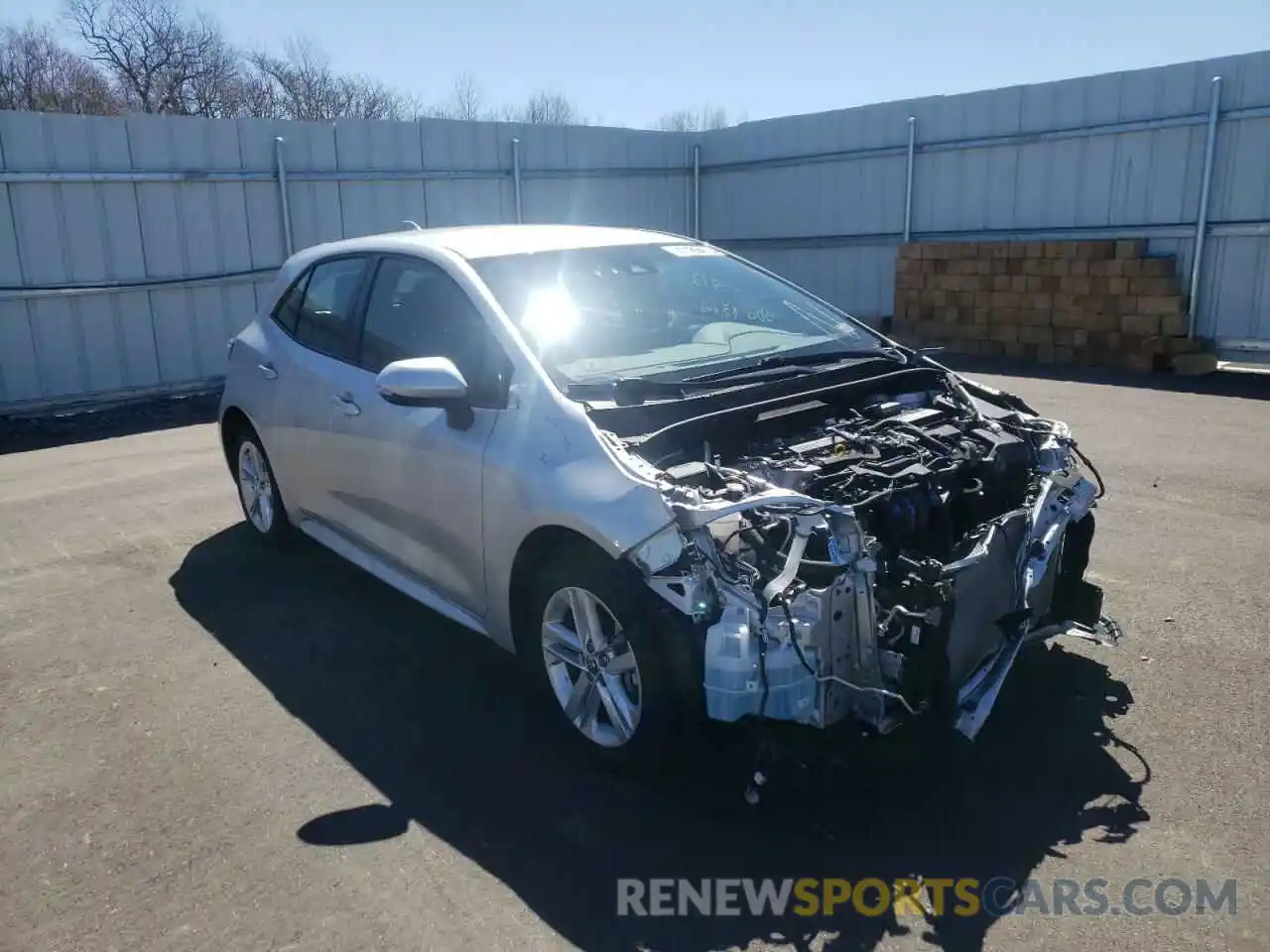 1 Photograph of a damaged car JTNB4RBE9L3101921 TOYOTA COROLLA 2020