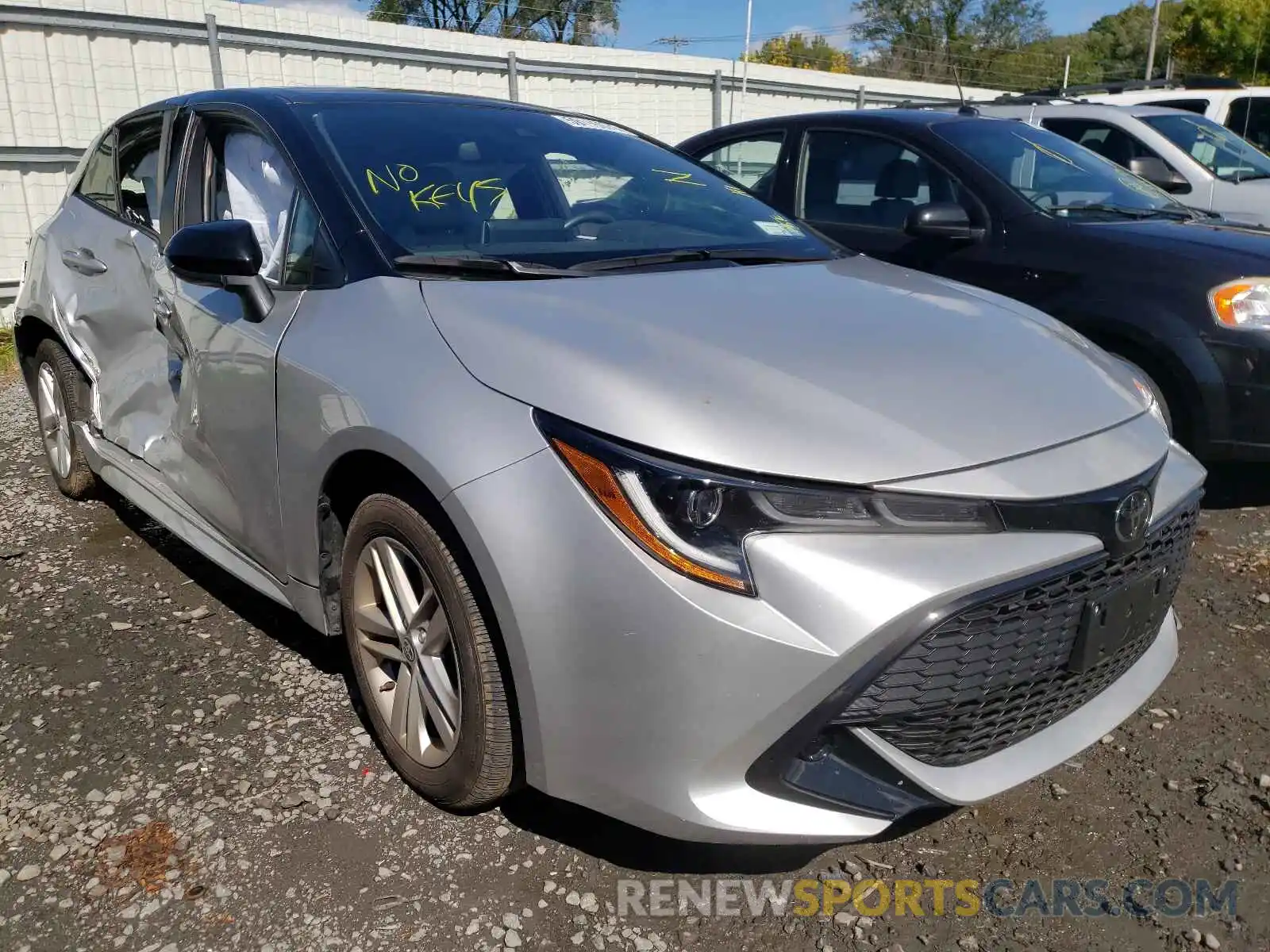 1 Photograph of a damaged car JTNB4RBEXL3088502 TOYOTA COROLLA 2020