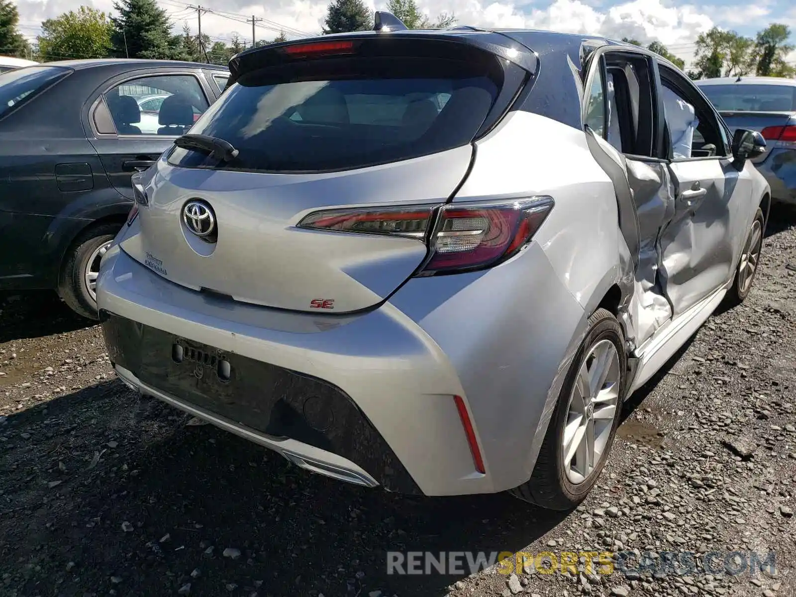 4 Photograph of a damaged car JTNB4RBEXL3088502 TOYOTA COROLLA 2020