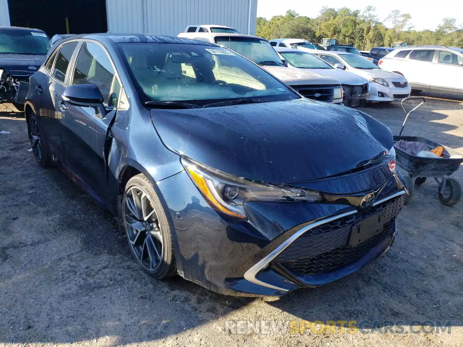 1 Photograph of a damaged car JTNC4RBE0L3078386 TOYOTA COROLLA 2020