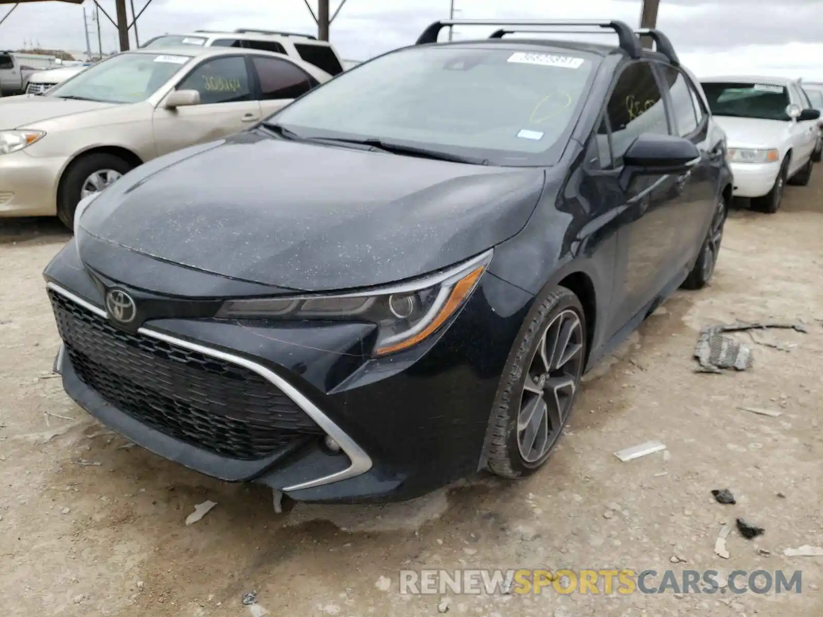 2 Photograph of a damaged car JTNC4RBE0L3092529 TOYOTA COROLLA 2020