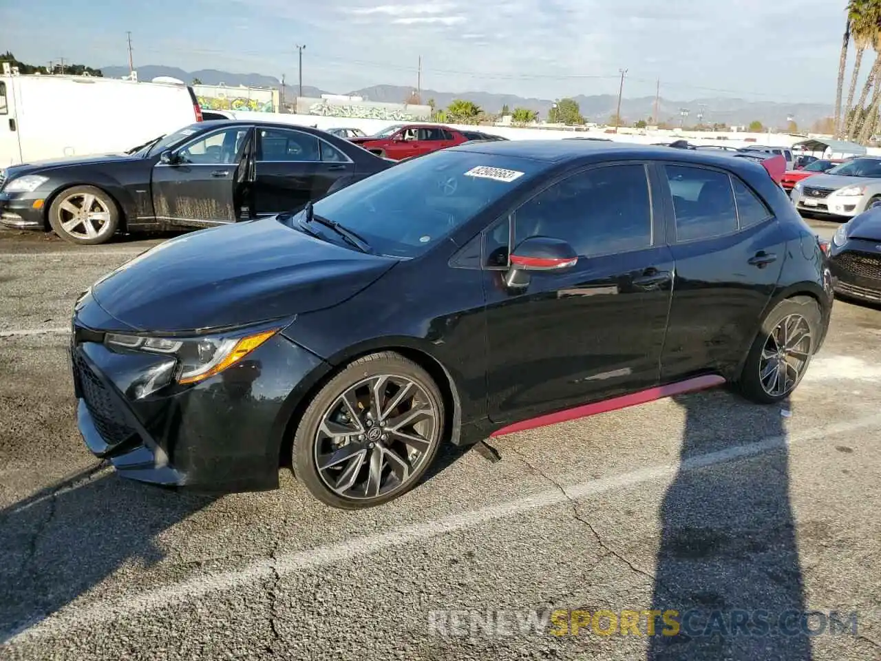 1 Photograph of a damaged car JTNC4RBE0L3103125 TOYOTA COROLLA 2020