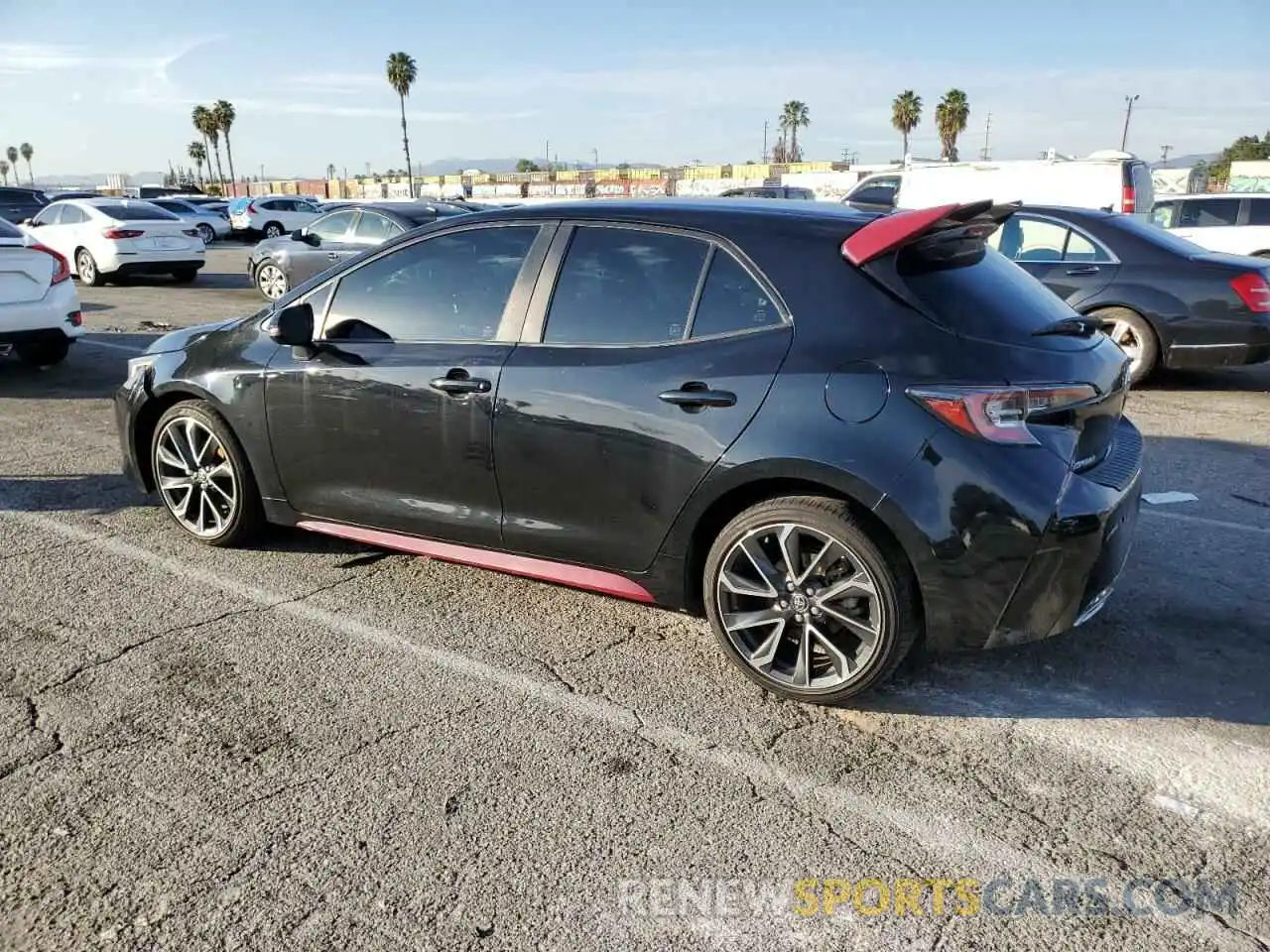 2 Photograph of a damaged car JTNC4RBE0L3103125 TOYOTA COROLLA 2020