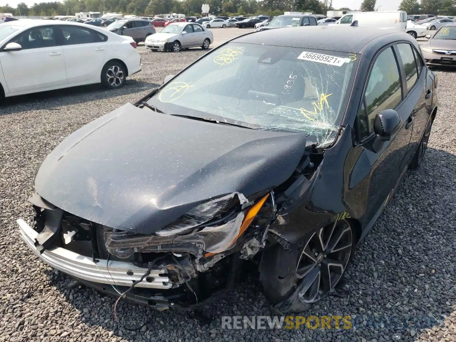 9 Photograph of a damaged car JTNC4RBE0L3104517 TOYOTA COROLLA 2020