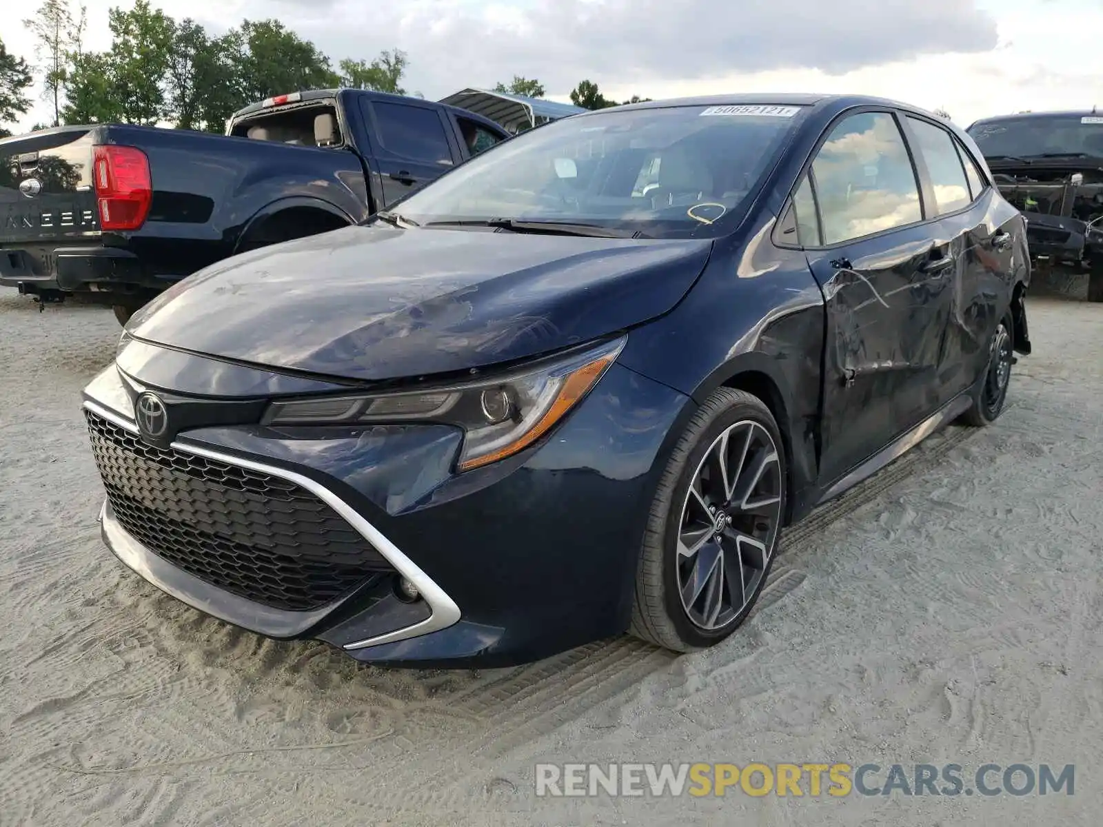 2 Photograph of a damaged car JTNC4RBE1L3085279 TOYOTA COROLLA 2020