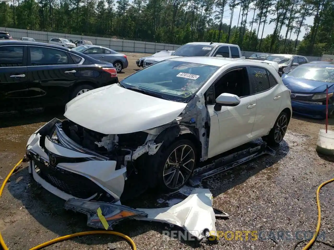 2 Photograph of a damaged car JTNC4RBE1L3088778 TOYOTA COROLLA 2020