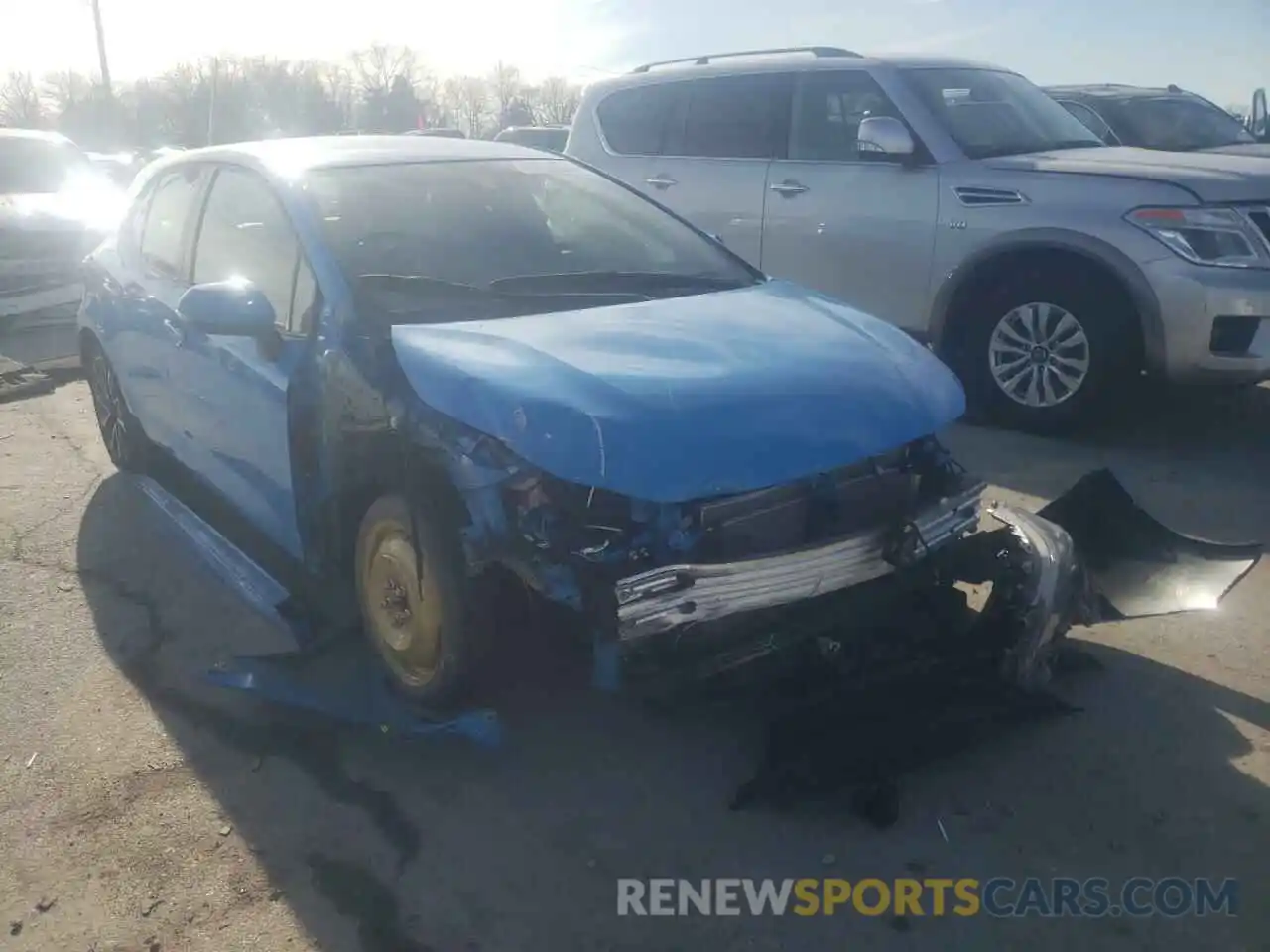 1 Photograph of a damaged car JTNC4RBE3L3098454 TOYOTA COROLLA 2020