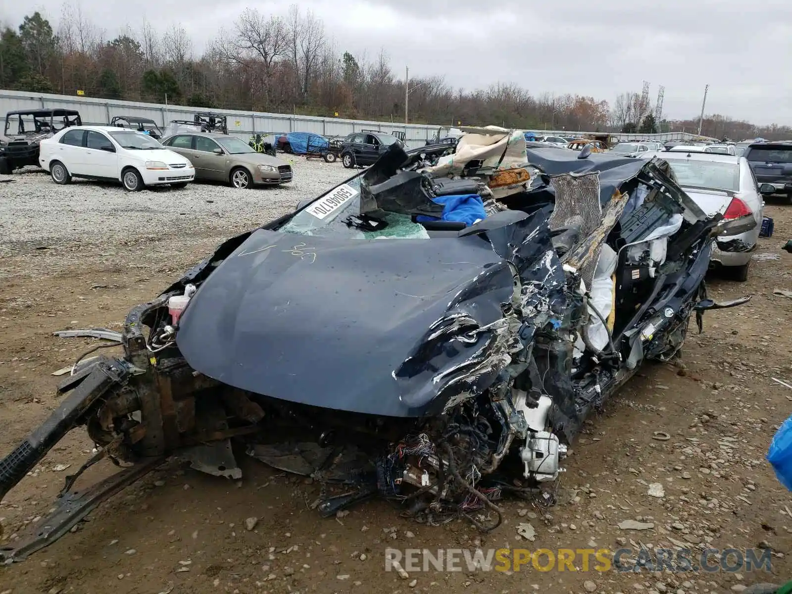 2 Photograph of a damaged car JTNC4RBE4L3078553 TOYOTA COROLLA 2020