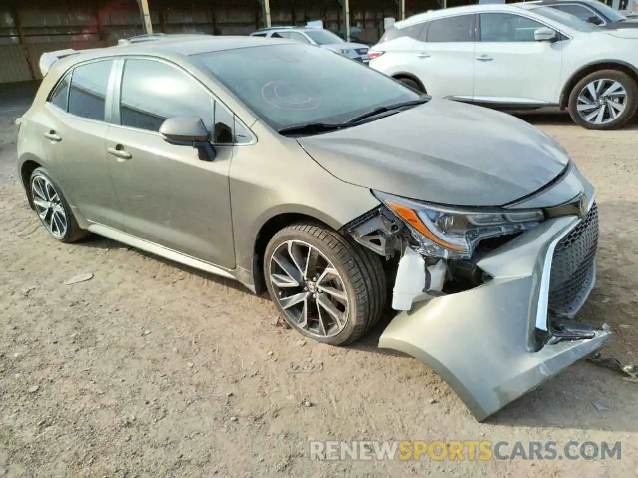 1 Photograph of a damaged car JTNC4RBE4L3104200 TOYOTA COROLLA 2020