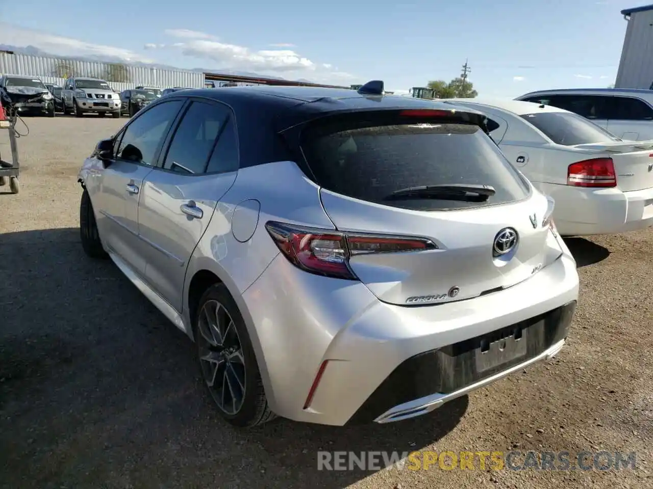 3 Photograph of a damaged car JTNC4RBE5L3100026 TOYOTA COROLLA 2020