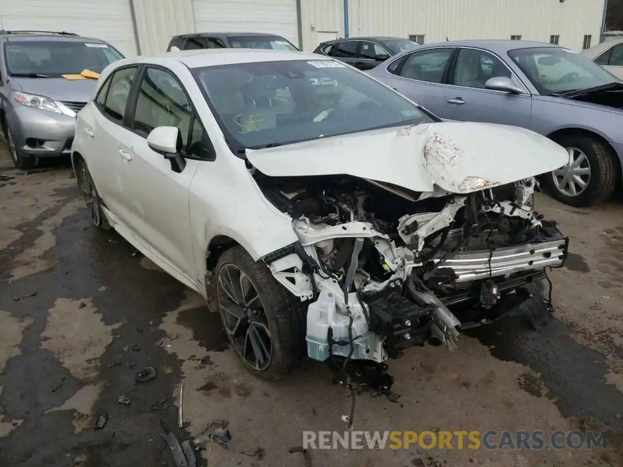 1 Photograph of a damaged car JTNC4RBE6L3079848 TOYOTA COROLLA 2020